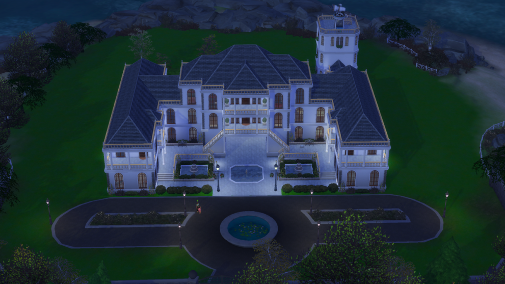 French chateau sims 4