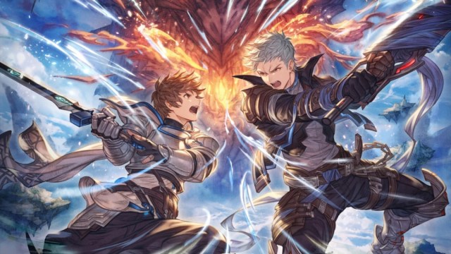 Protagonist Clashing With Villain in Granblue Fantasy Relink Anime Game