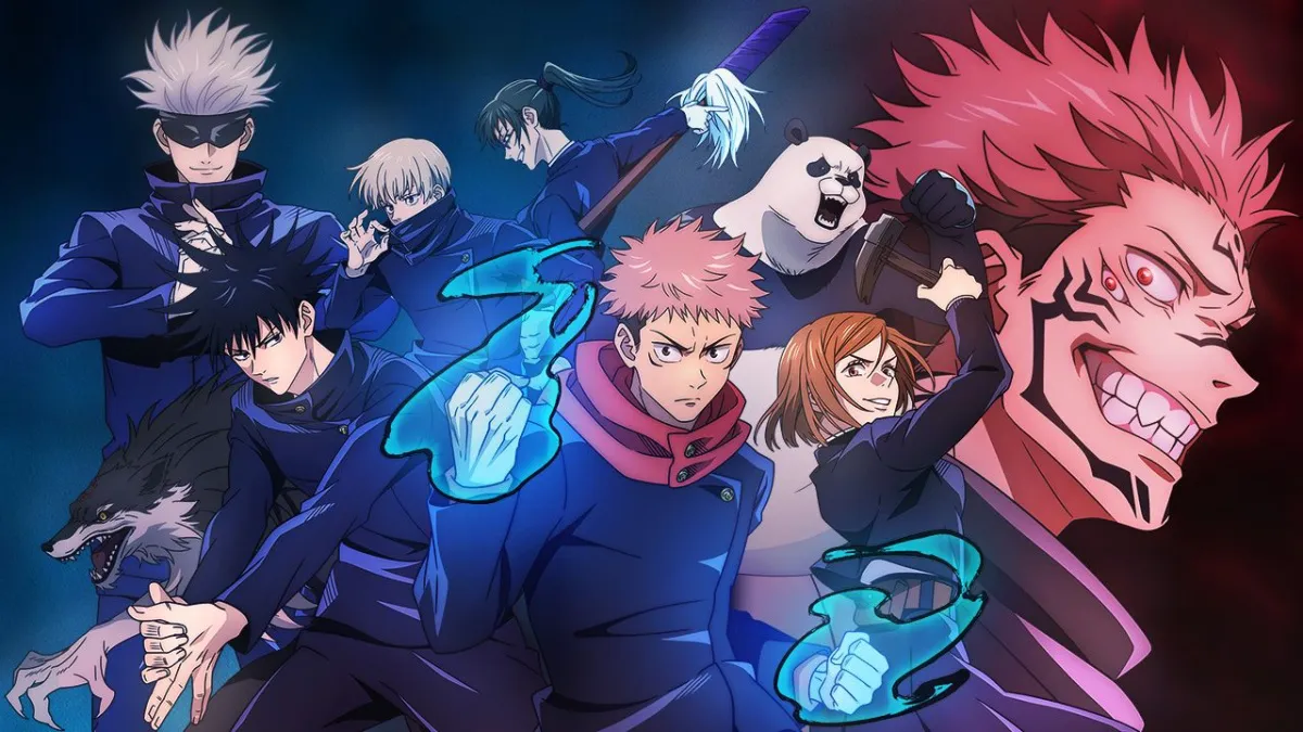 Main Characters Posing Together in Jujutsu Kaisen Cursed Clash