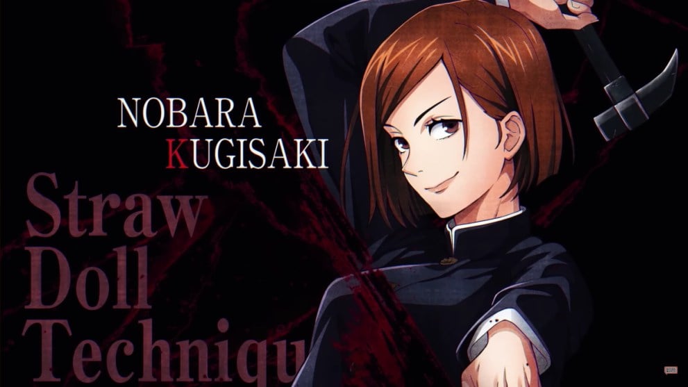 Nobara Intro Card in Jujutsu Kaisen Cursed Clash