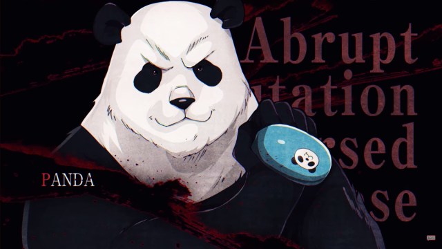 Carte d'introduction Panda dans Jujutsu Kaisen