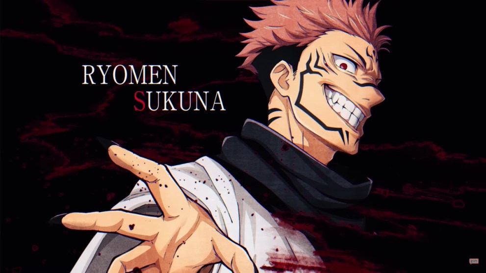 Sukuna Intro Card in Jujutsu Kaisen Cursed Clash