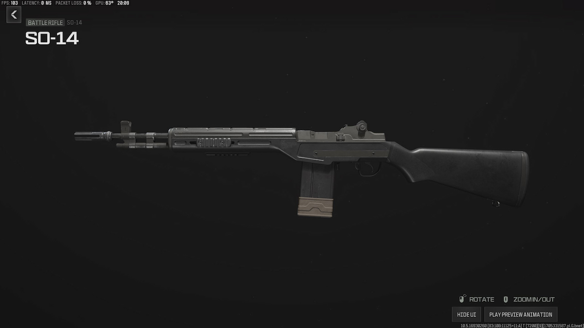SO-14 Battle Rifle Preview MW3
