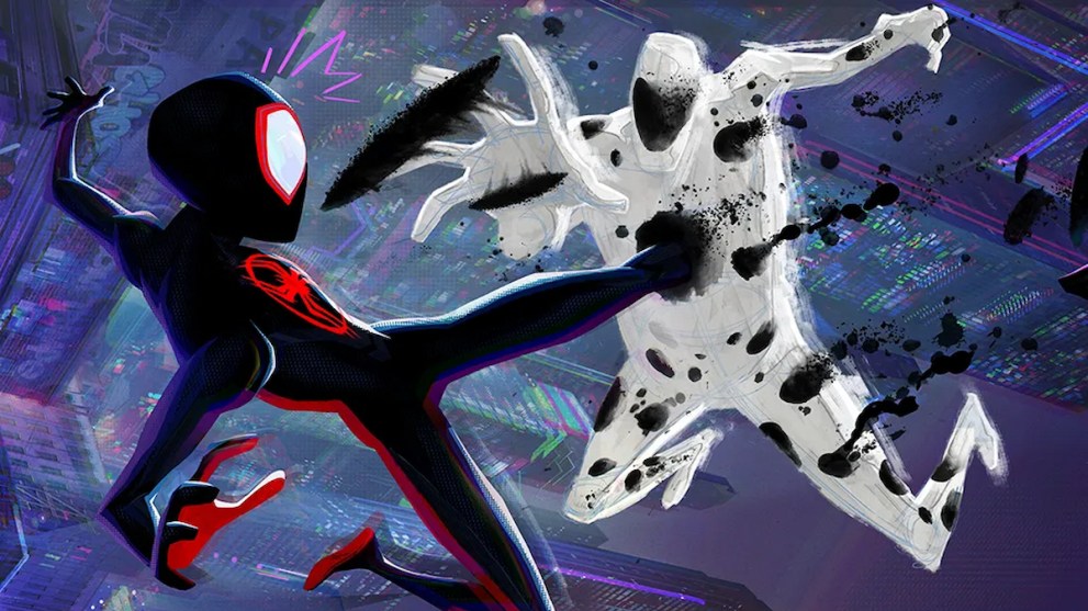 Miles Morales vs The Spot in Spider-Man: Across the Spider-Verse