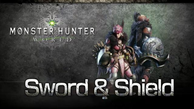 Monster Hunter: World sword and shield splash art