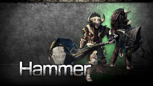 Monster Hunter World Hammer splash art