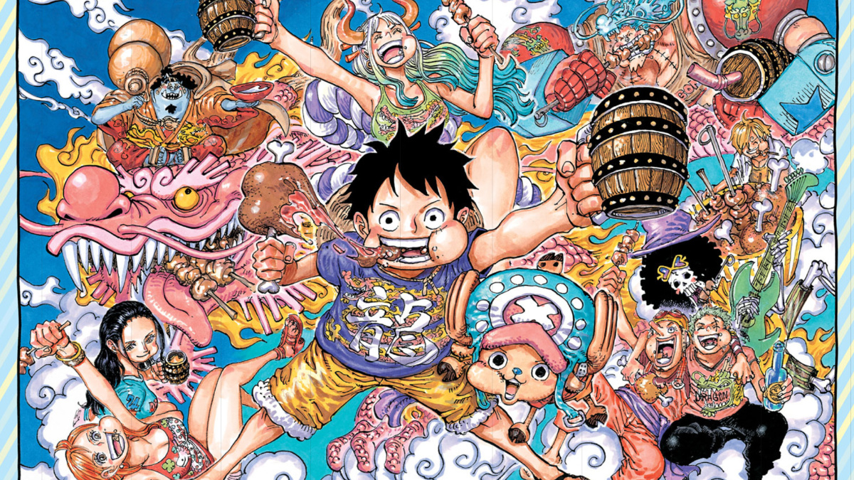 Kalendarz Daty Wydania Rozdzia U One Piece Manga Na Rok 2024   One Piece Color Spread For Year Of The Dragon 