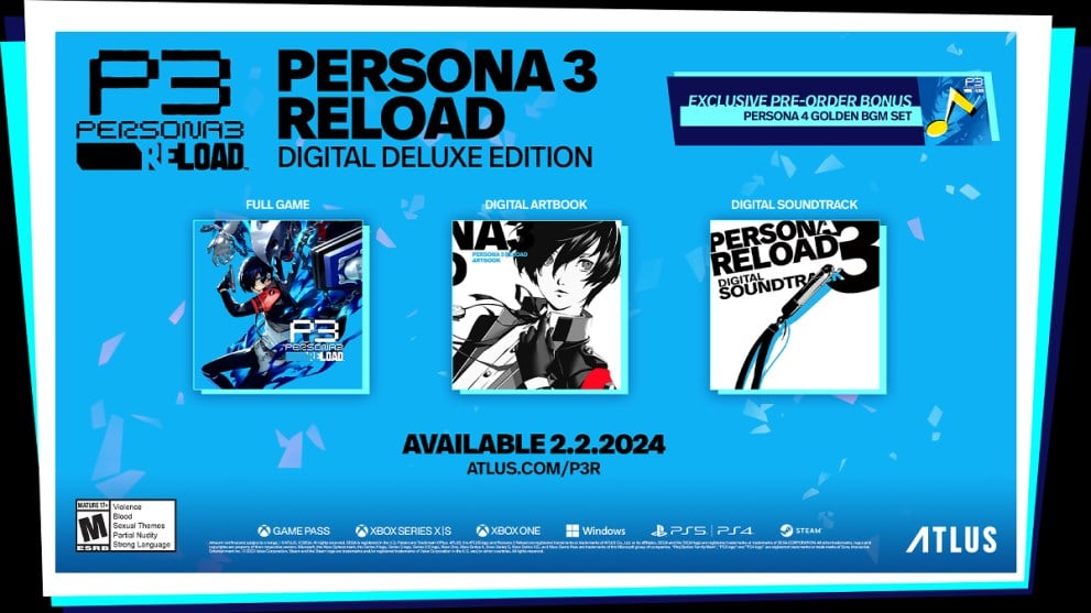 Persona 3 Reload Digital Deluxe Edition