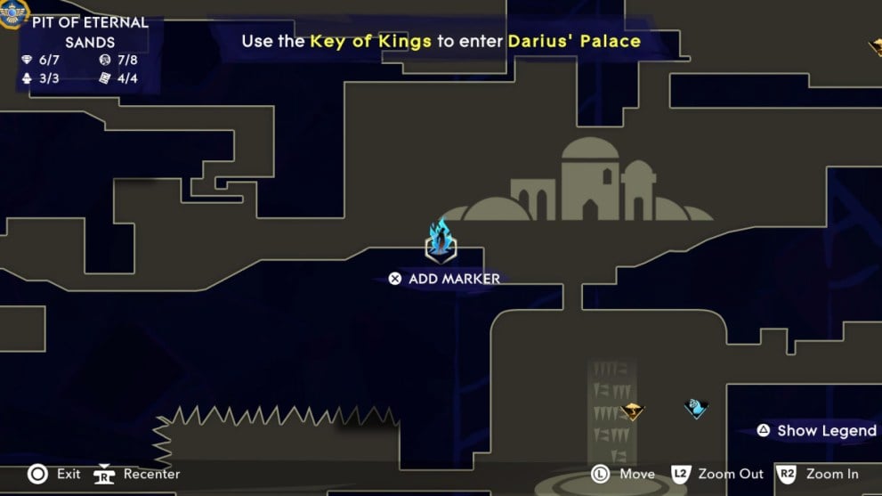 Moon Gatherer Location in Pit of Eternal Sands in Prince of Persia The Lost Crown (How to Upgrade Healing Potions)