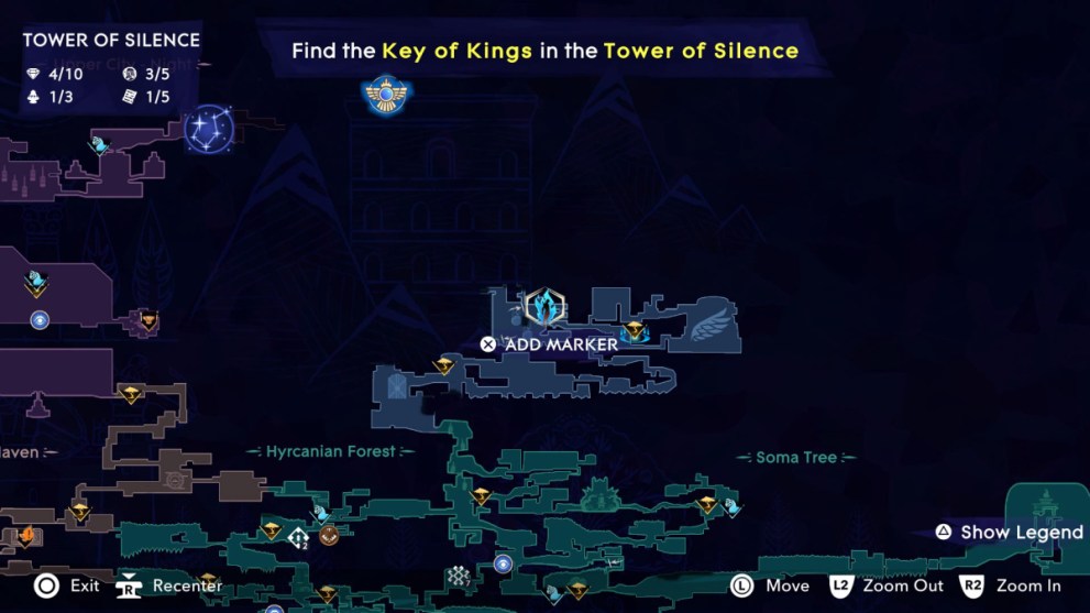 Moon Gatherer Location in Tower of Silence in Prince of Persia The Lost Crown (How to Upgrade Healing Potions)