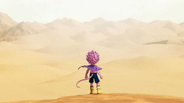 Beelzebub Looking Out Over Desert in sand Land Key Art