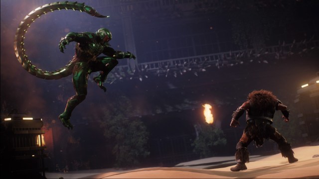 Scorpion vs Kraven in Spider-Man 2