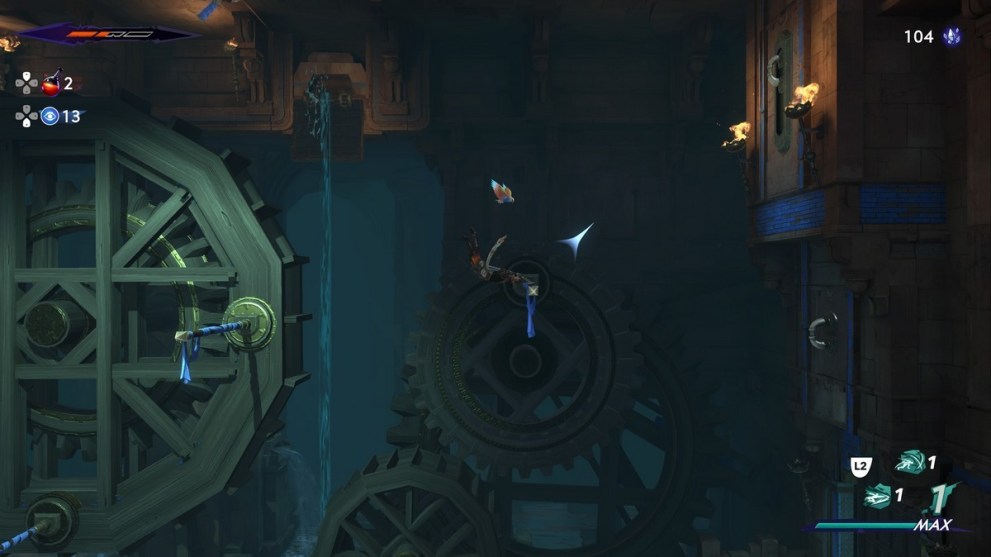 Prince of Persia: The Lost Crown Water Wheel Puzzle Lower City