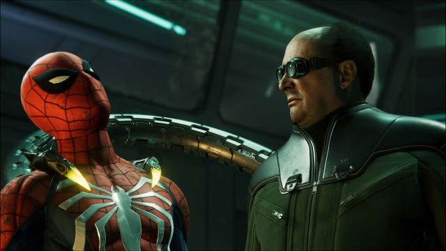 Spider-Man and Doc Ock in Spider-Man PS4