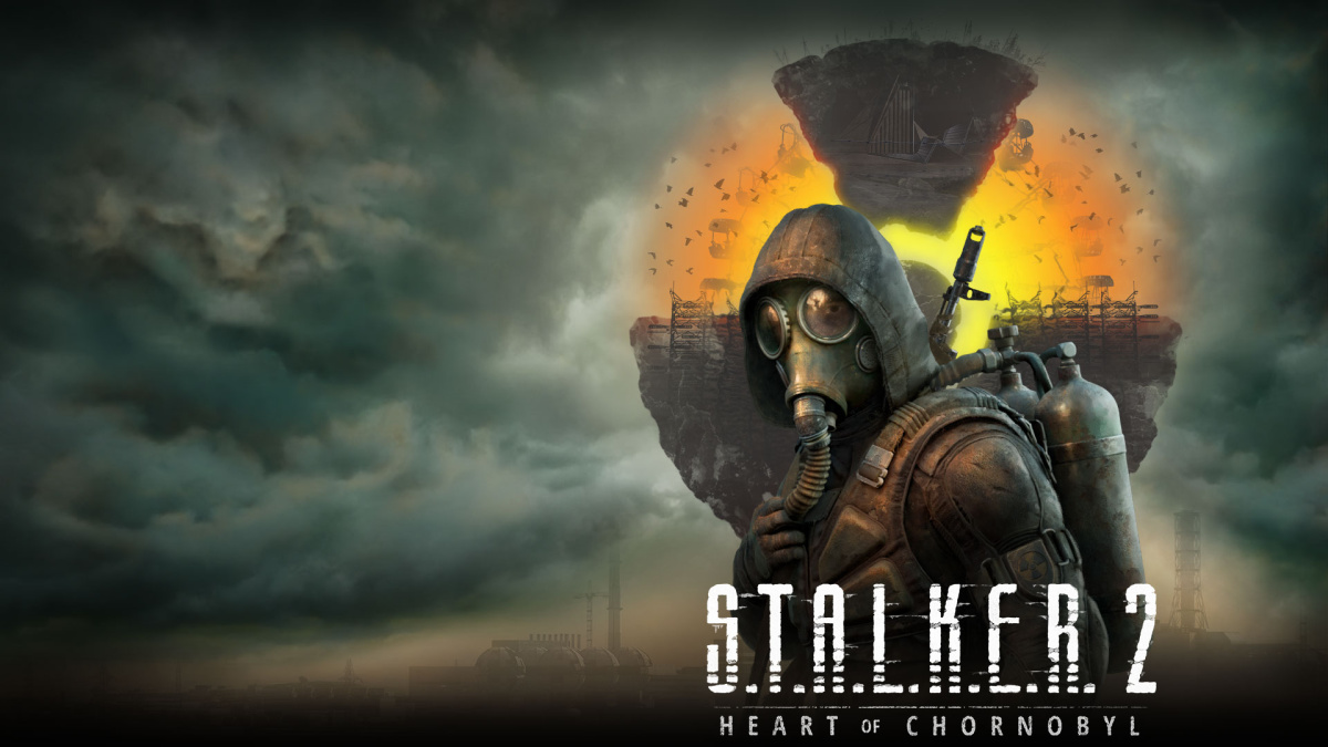 Stalker 2 Key Art of Man in Gas Mask