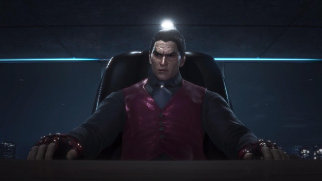 Kazuya Sitting in Chair During Tekken 8 Alternate Ending Despair