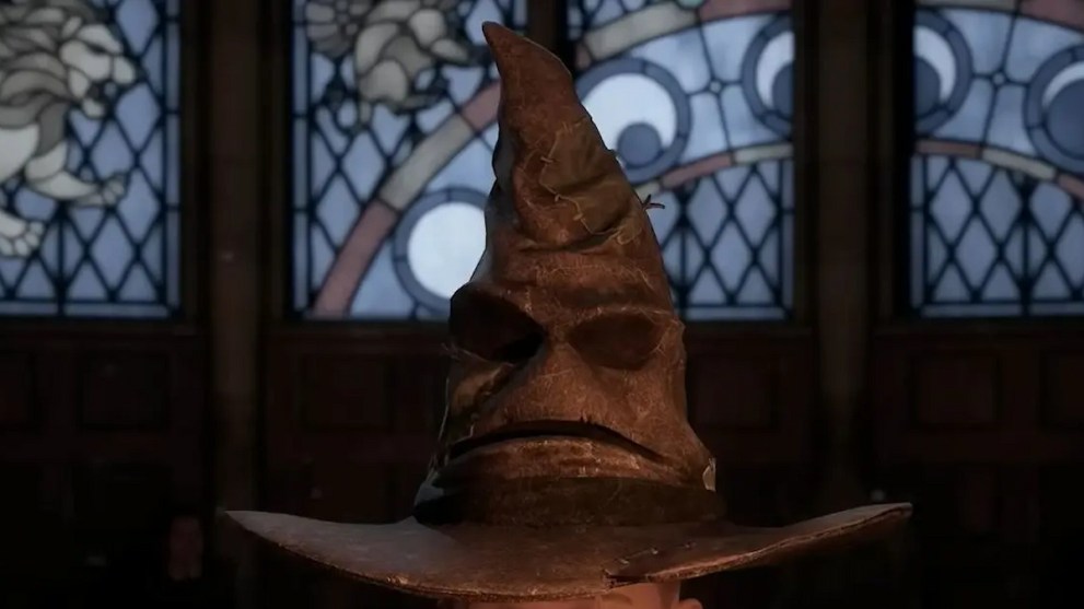 The Sorting Hat from Hogwarts Legacy