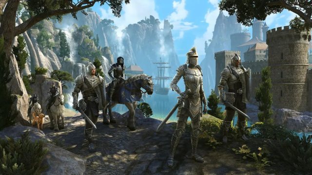 The main character and their companion in ESO