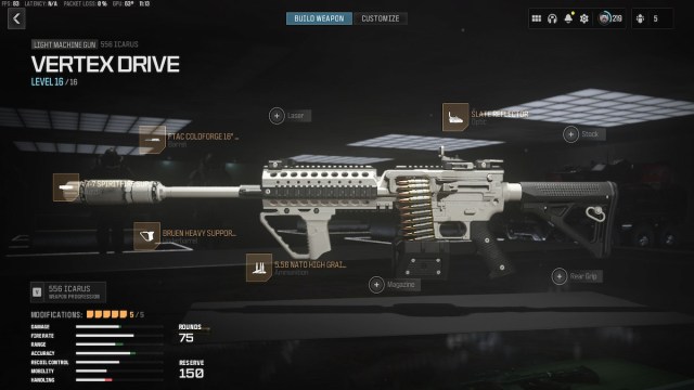 556 Icarus LMG Loadout for Warzone