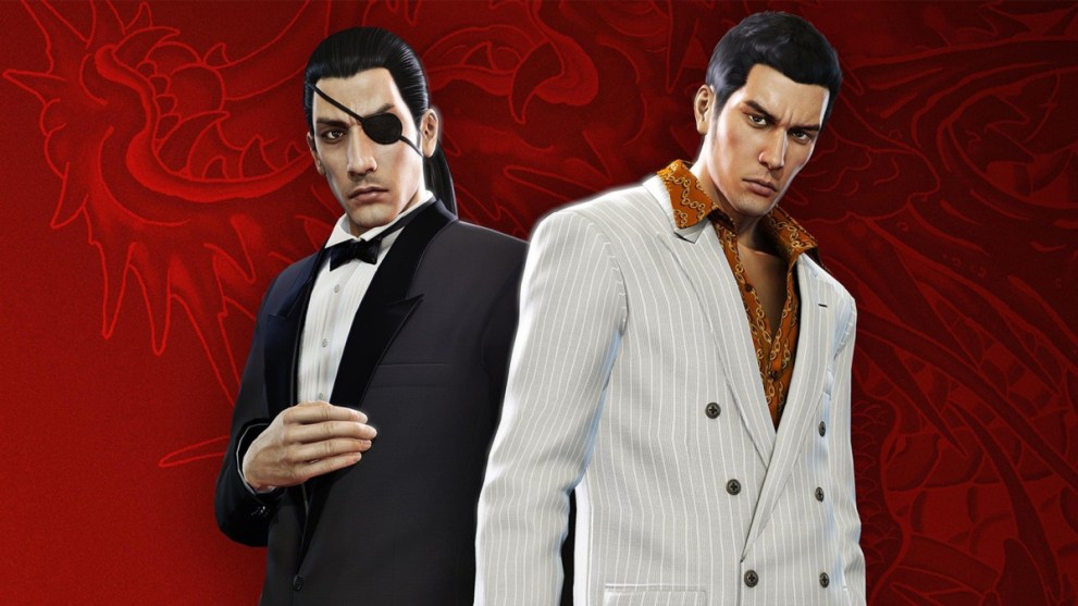 Yakuza 0 Key Art of Kiryu and Majima