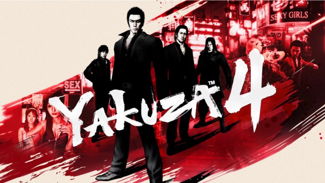 Yakuza 4 Key Art of Protagonists Standing Together