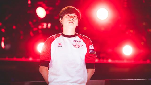 Bengi, a retired pro, at the 2016 League of Legends World Championship