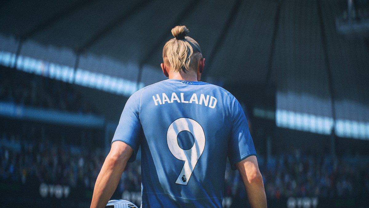 Erling Haaland in EA FC 24.