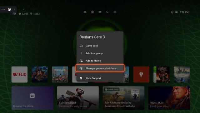 forcing a game to check for updates on xbox series x and series s