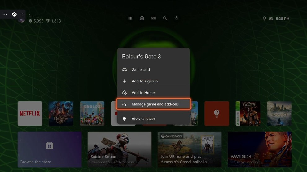 forcing a game to check for updates on xbox series x and series s