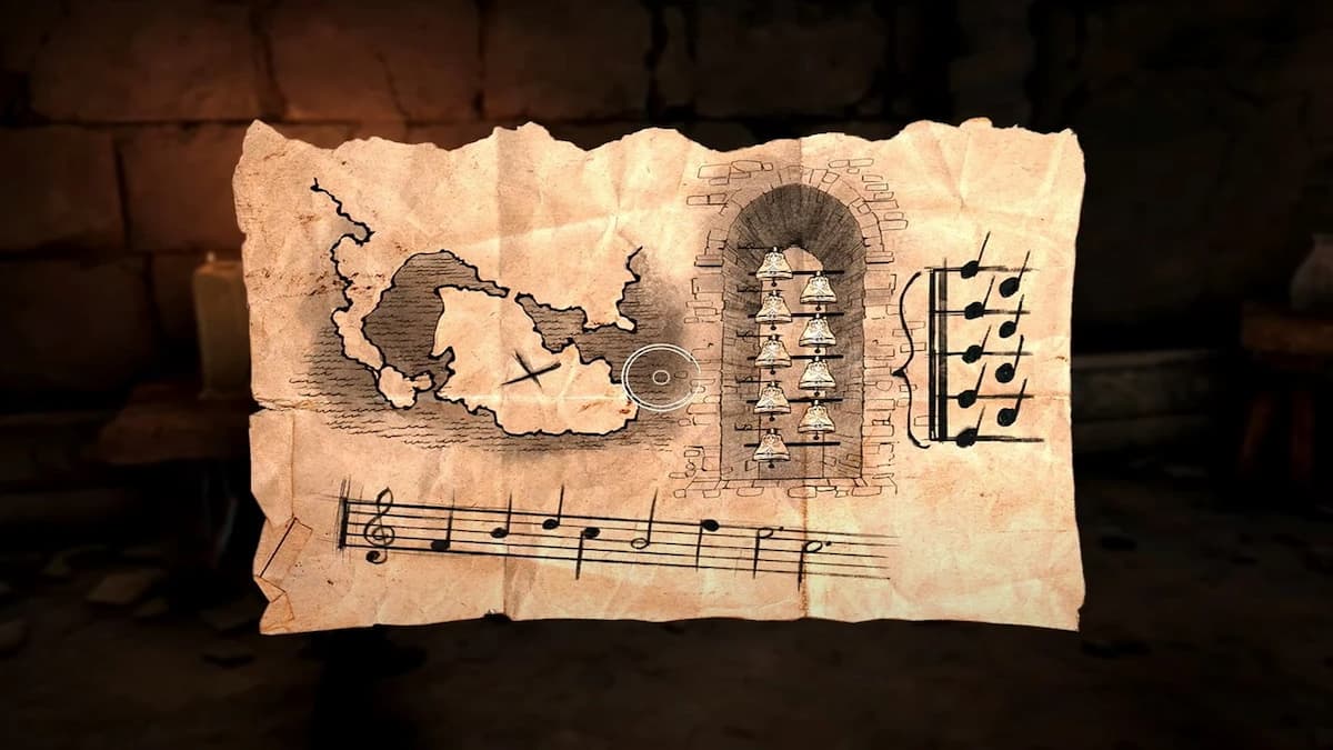 Musical Map in Hogwarts Legacy.