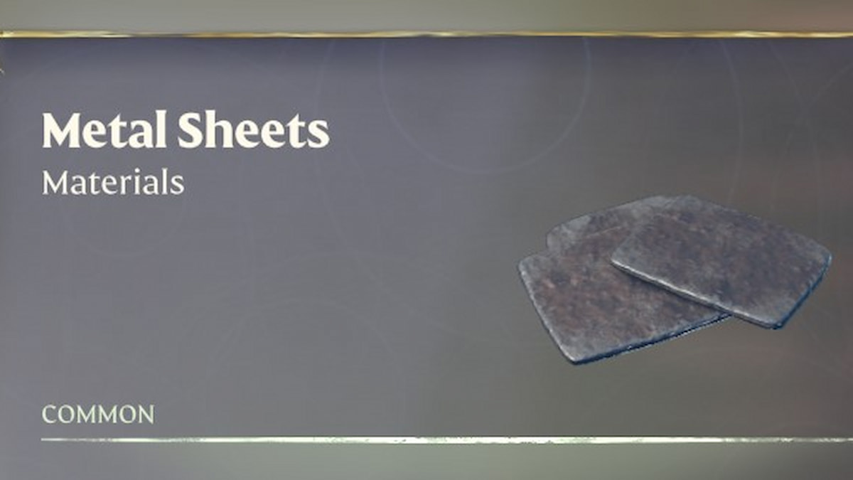 Metal Sheets in inventory in Enshrouded