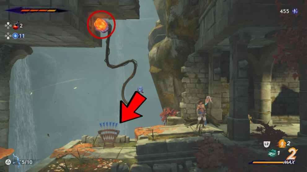 Finding arrows in Prince of Persia: The Lost Crown