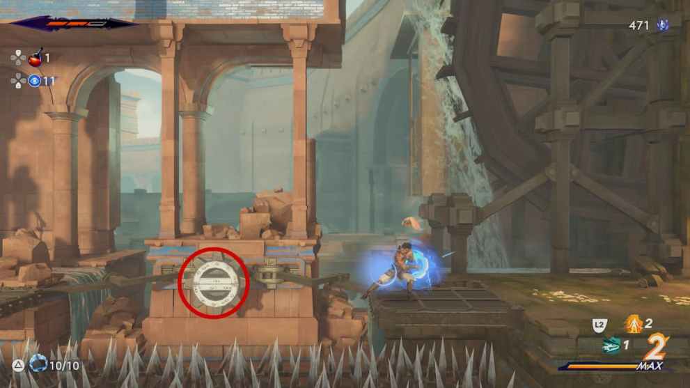 Chakram of Menolias ability in Prince of Persia The Lost Crown