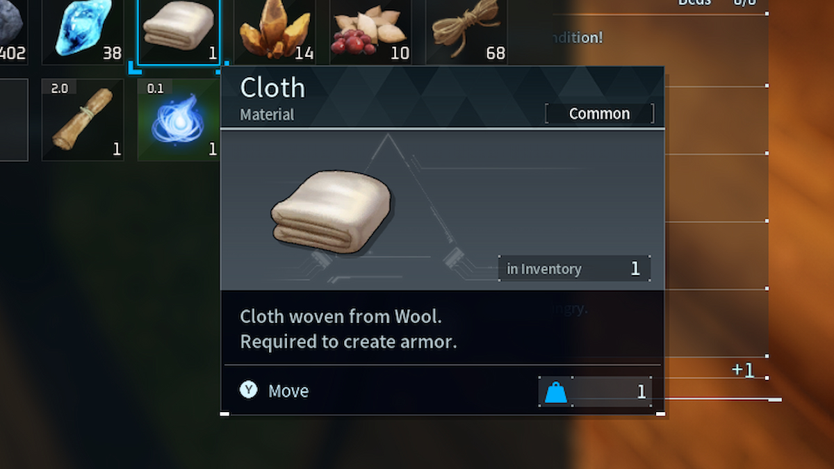 how to get cloth in palworld