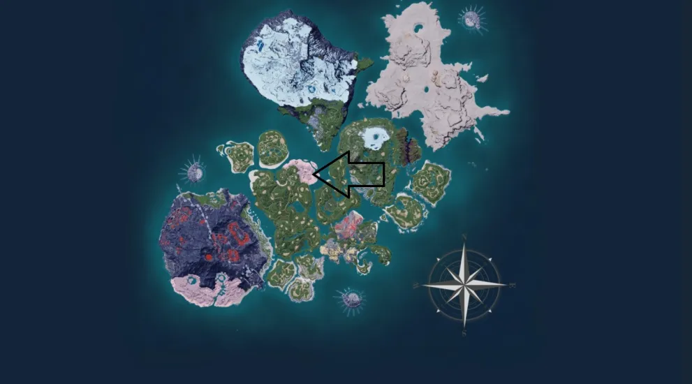 Location of Anubis in Palworld.