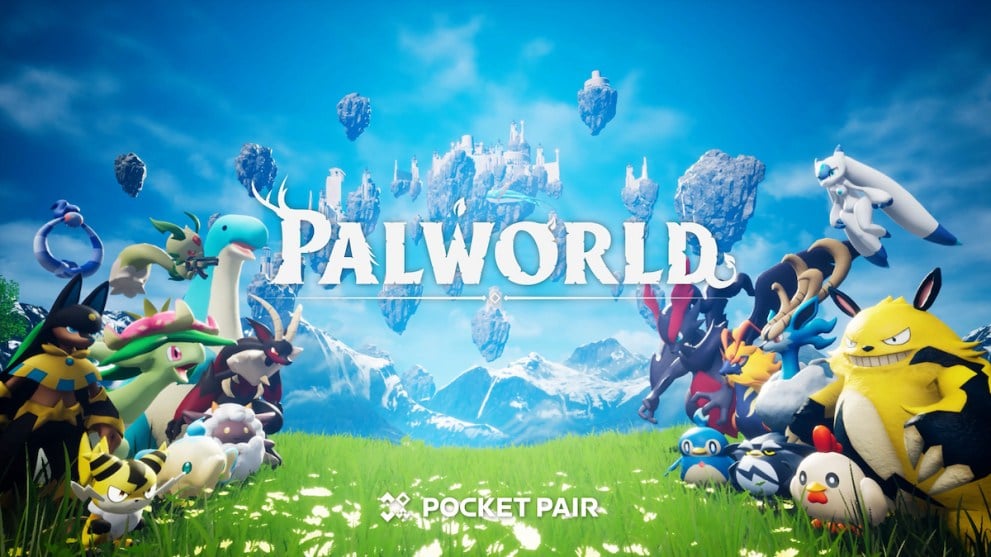 palworld pocketpair title screen