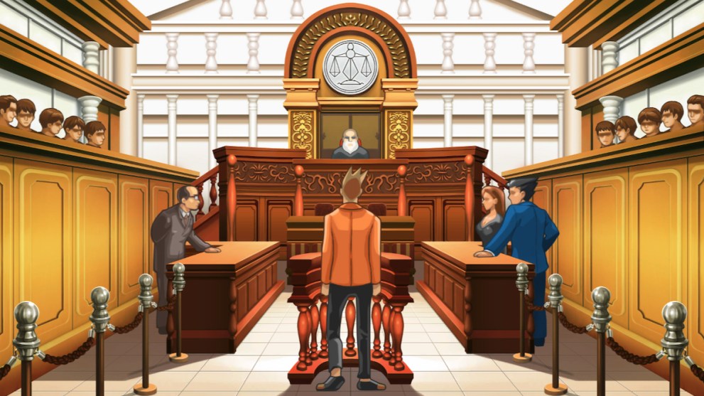 phoenix wright ace attorney courtroom wide