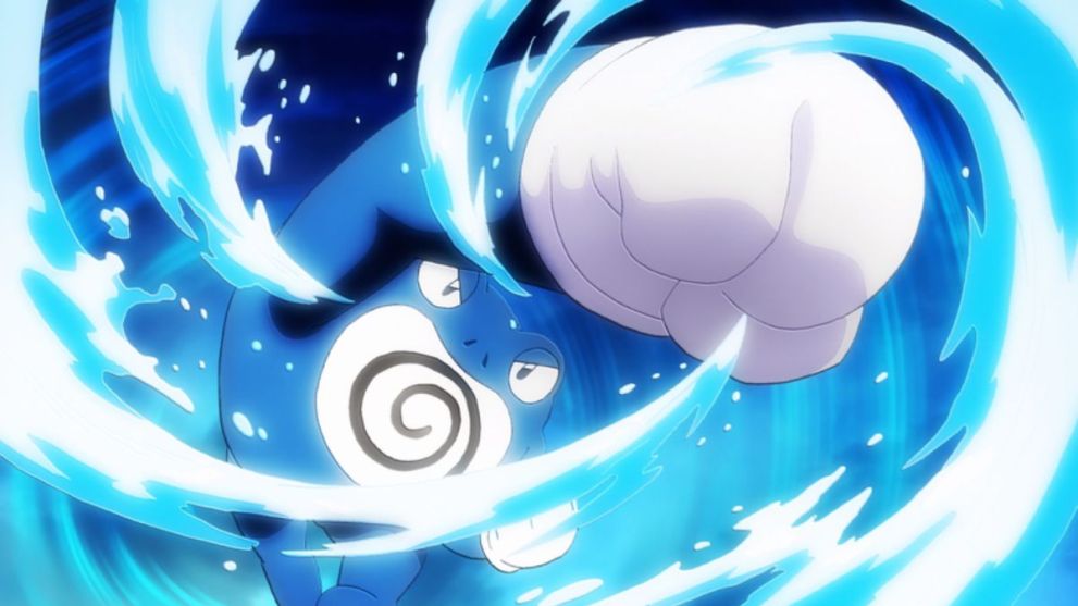 Poliwrath from the Pokemon anime
