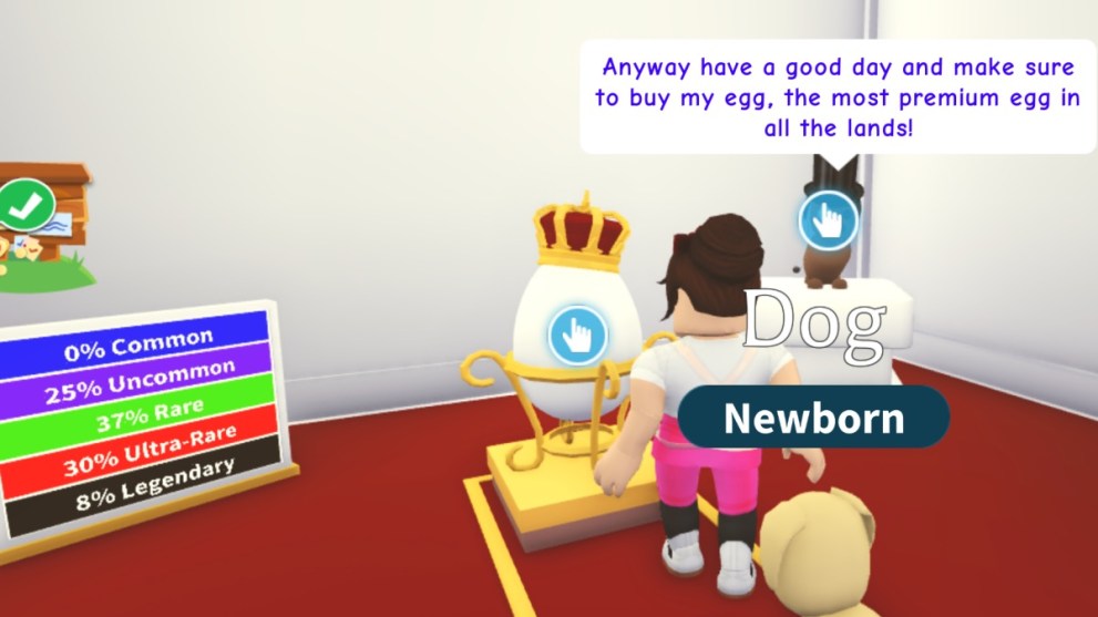premium eggs pet shop roblox adopt me