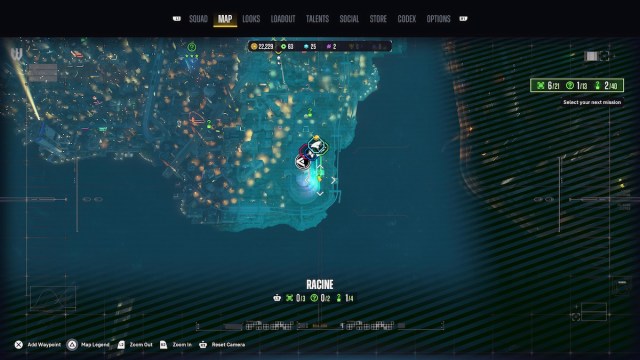 Lokalizacja trofeum Racine Riddler na mapie w Kill the Justice League