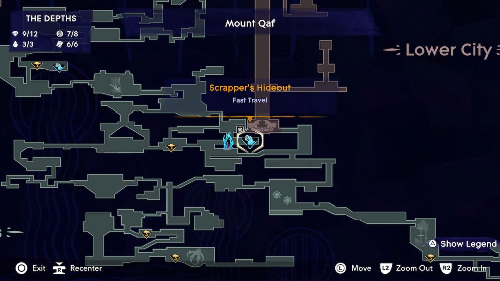 map of scrappers hideout
