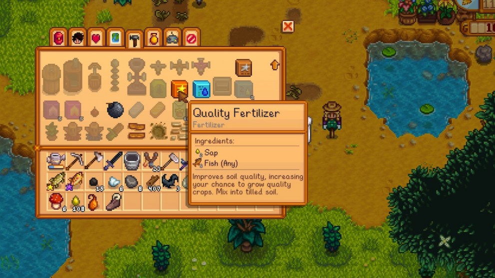 stardew valley pike quality fertilizer