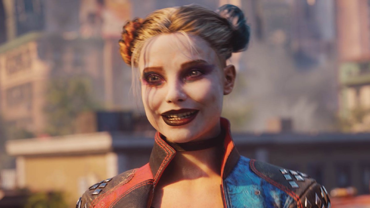 Harley Quinn smiling in Suicide Squad Kill the Justice League.
