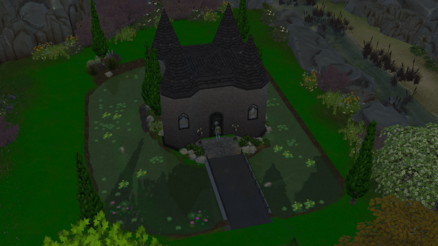 tiny castle sims build