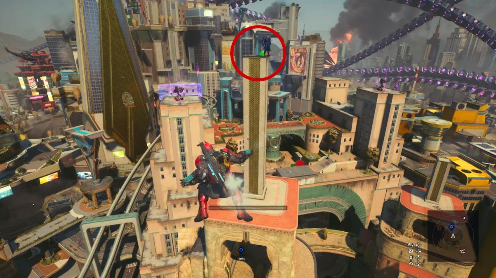 Riddle Trophy on tower