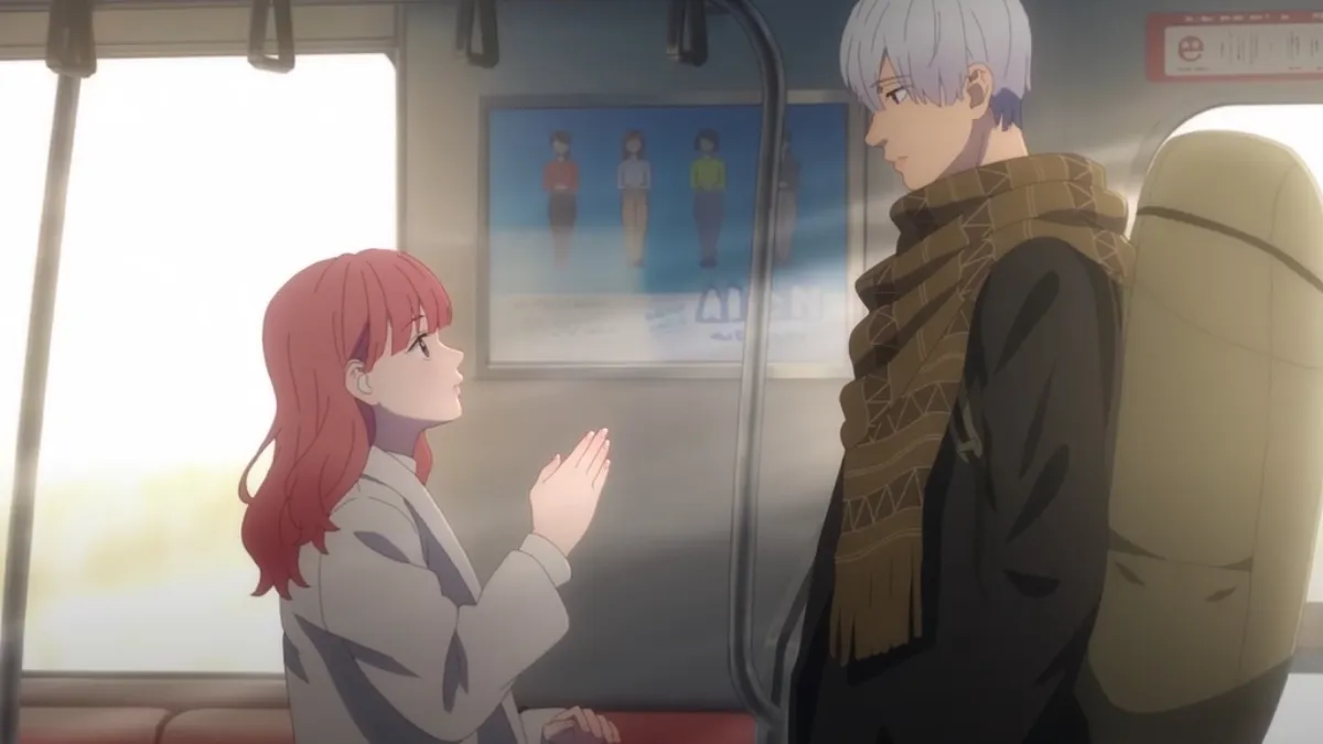 yuki using sign language in a sign of affection