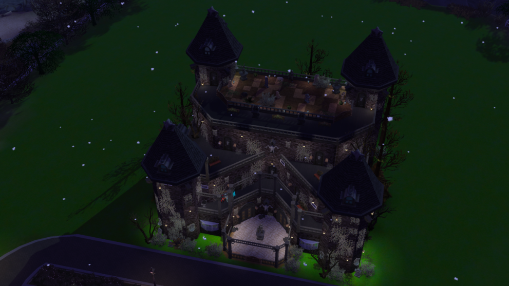 vampire dracula castle sims 4