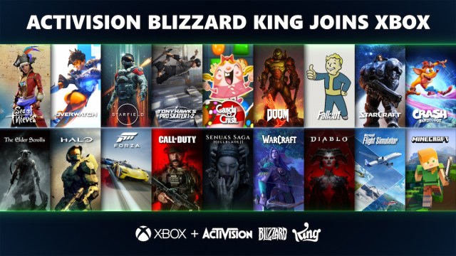 xbox activision merger games