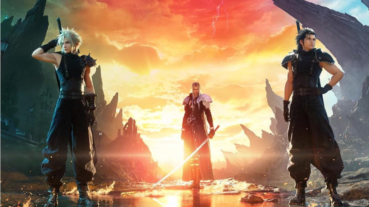 Cloud, Sephiroth, and Zack Standing Side by Side in Final Fantasy VII Rebirth Key Art (How to Download Final Fantasy 7 Rebirth Demo)