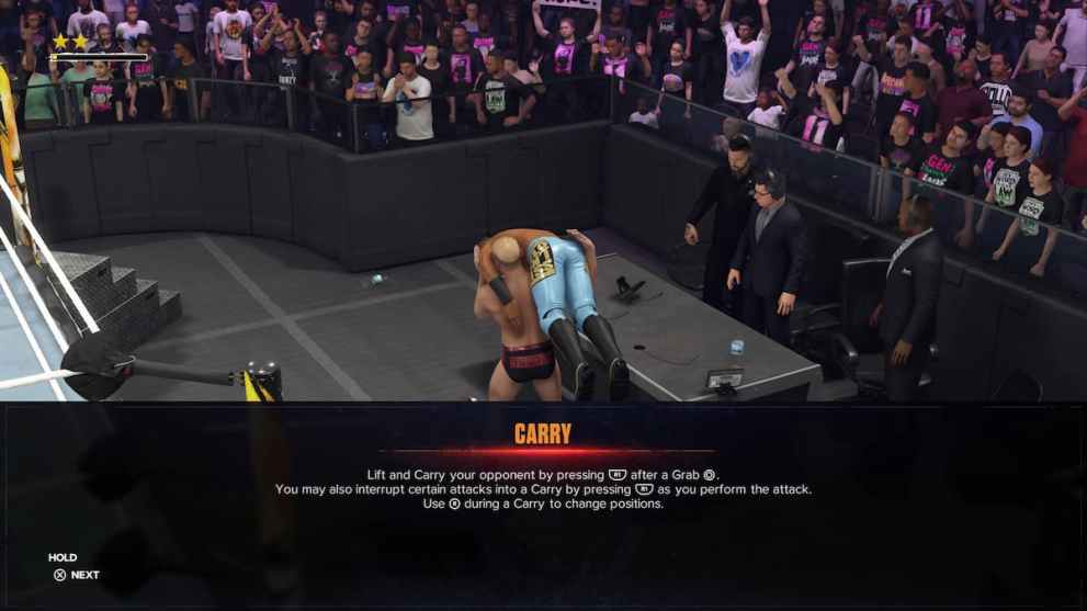 Carry An Opponent WWE 2K24